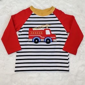 Fire Truck Shirt, Baby Boy, Toddler Boy